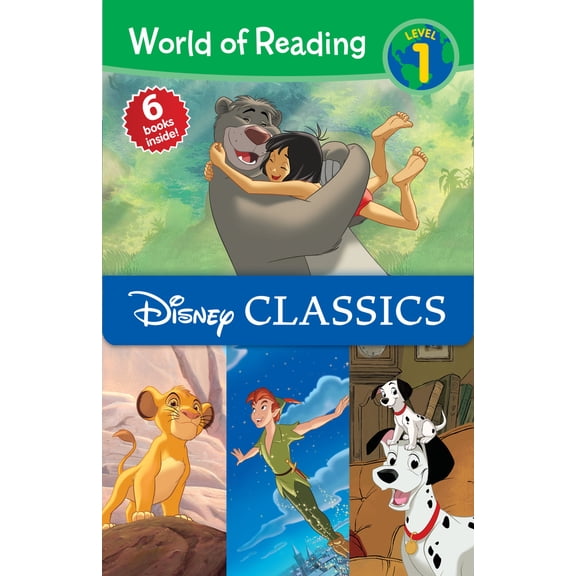 Pre-Owned World of Reading: World of Reading: Disney Classic Characters Level 1 Boxed Set : Level 1 (Paperback)