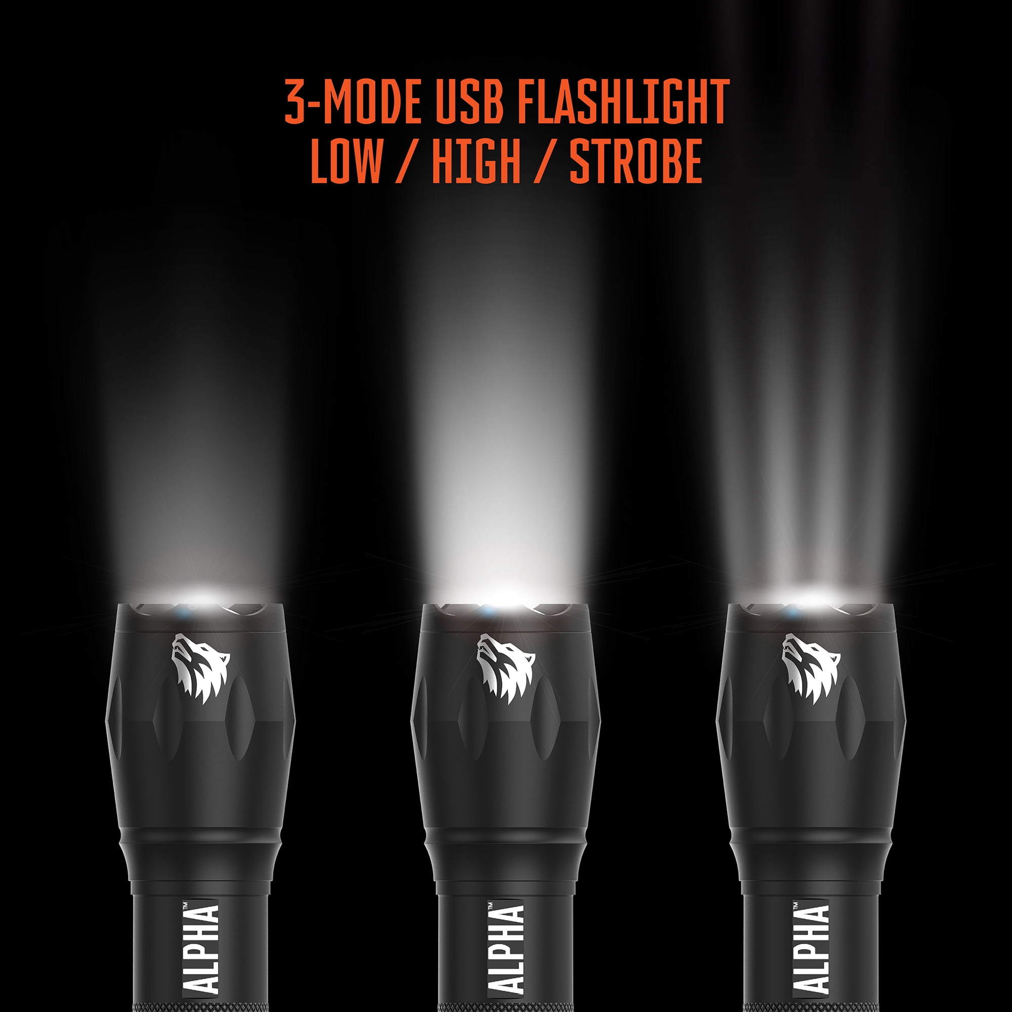 Alpha flashlight cheap