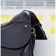 Premium Black Leather English Saddle – Deep Seat, Comfort Fit Design, Durable Craftsmanship for Training & Riding