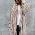 thumbnail image 3 of Women Thermal Wool Jacket Style Anti-fur Coat Commuter Clothes For Winter - Snngv, 3 of 4