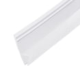 thumbnail image 1 of Uxcell H-Type Barrera de Puerta de Vidrio Sin Marco, Tira de Sello Lateral Inferior Plástica Clara 1pcs 0.79''x0.24''x78.74, 1 of 4