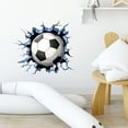 thumbnail image 3 of Hogar y cocina, Decoración del hogar, decoración, Pegatinas de pared con diseño de fútbol que rompen la pared, ideales para puertas, ventanas y paredes, decoración de ambientes de aficionados al fútb, 3 of 5