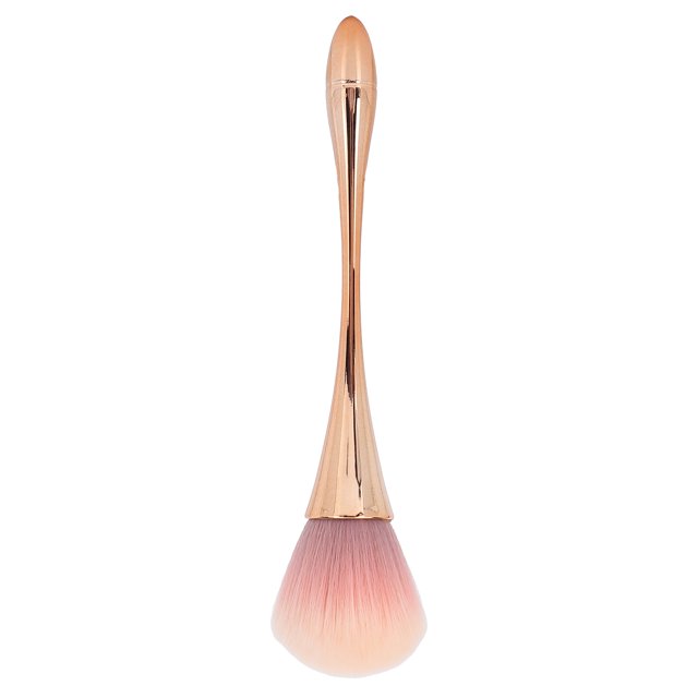 Blush Brush, Manicure Dust Brush Artificial Fiber Exquisite Touch Portable Ergonomic For Nail Salon