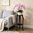 thumbnail image 5 of 2-Tier Metal Plants Stand Indoor Outdoor Wrought Iron Flower Pot Holder for Balcony Garden Patio Home Decor Plants Shelf, 5 of 6