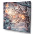thumbnail image 2 of Designart "Peach Enchanted Roses I" Floral Rose Wall Art For Bathroom, 2 of 5