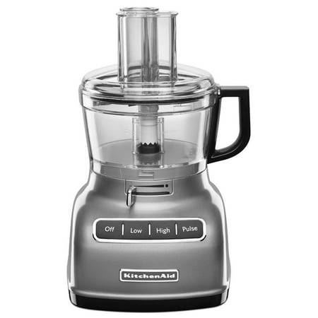 KitchenAid RRKFP0722CU 7-Cup Food Processor with Exact Slice System - Contour Silver (CERTIFIED REFURBISHED)