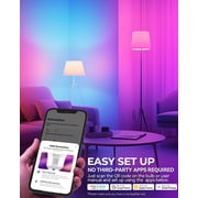 E12 Smart Candelabra LED Bulbs Matter Enabled RGB Tunable White Candle Light 5W Dimmable Works with Apple Home & Alexa (Hub Required) Chandelier & Ceiling Fan Bulbs