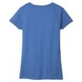 thumbnail image 6 of Yellow Rooster Women's Short Sleeve V-Neck Re-T-Shirts Blue Heather M, 6 of 6