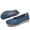 Blue, variant on Mchoice Women's Spark Caroll Ballet Flat - Ladies Dress Casual Shoes with Concealed Orthotic Arch Support