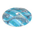 thumbnail image 2 of Kll Dolphin Christmas Tree Skirt 30",Party Decorations Farmhouse For Christmas Decorations Holiday Party, 2 of 8