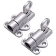thumbnail image 2 of COM1950s Automatic Window Lock, Spring Loaded Latch for Sliding Doors and Windows, Aluminum Alloy with Stainless Steel Spring, Automatic Closing Security Lock, 2 Pack, 2 of 8
