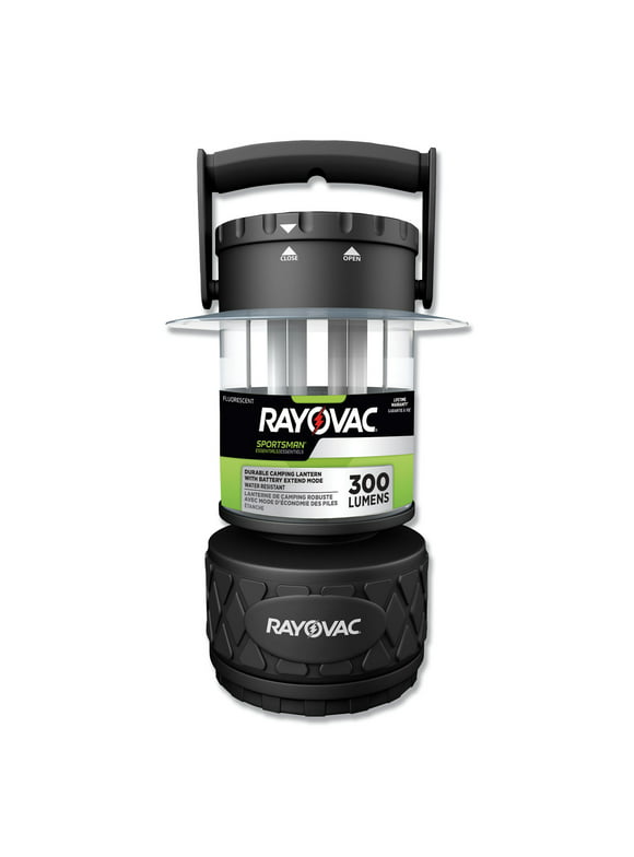 Rayovac Lantern, Fluorescent Bulb, Black -RAYSP8DTP4