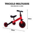 thumbnail image 2 of Triciclo 3 en 1 para Niños Multifuncional Bicicleta de Equilibrio con Pedales, 2 of 5