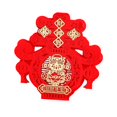 thumbnail image 3 of Spring Festival Decoration Traditional Decor Oriental Feng Shui Prop Handmade Ornament for Party Holiday New Year Spring Festival Wealth, 3 of 10