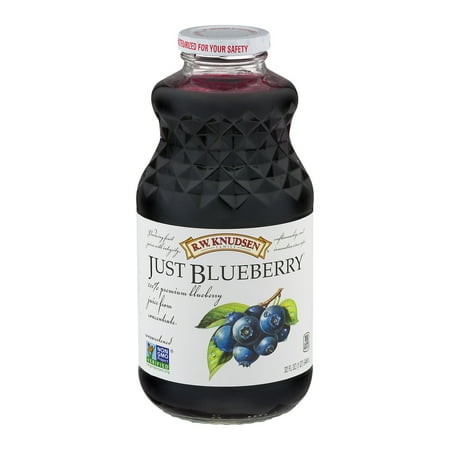 R.W. Knudsen 100% Fruit Juice, Blueberry, 32 Fl Oz, 1 Count