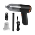 thumbnail image 3 of Robot Aspirador de Mano Perfecl para Coche y Alfombras Negro y Naranja, 3 of 8