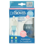 Dr. Brown's Natural Flow Bottle with Preemie Nipple - 2oz 2pk