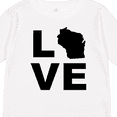 thumbnail image 4 of Inktastic Love Wisconsin Boys or Girls Long Sleeve Toddler T-Shirt, 4 of 5