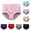 Black+Beige+Purple+Gray+Red, variant on Women High Waist Tummy Control Cotton Briefs Jacquard Full Coverage Belly Panties Menstrual Period Briefs