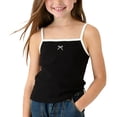 thumbnail image 2 of Babcutegg Girls Tank Tops Sleeveless Casual Fashion Activewear Summer Shirts for Girls Black Size 6-7, 2 of 7