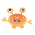 thumbnail image 1 of 1PC Plush Dog Toys Cartoon Crab Dog Squeaky Toys Dog Supplies (Orange), 1 of 3