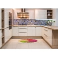 thumbnail image 5 of Ahgly Company Indoor Rectangle Patterned Macaroni and Cheese Yellow Area Rugs, 4' x 6', 5 of 6