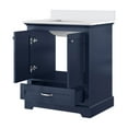 thumbnail image 3 of Dukes 30 in. W x 22 in. D Navy Blue Single Bath Vanity and Cultured Marble Top, 3 of 6
