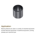 thumbnail image 5 of Uxcell 12mmx14mmx12mm Sleeve Bearings POM Wrapped Oilless Bushings Black 4 Pack, 5 of 5