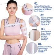 Humeral Shaft Fracture Splint Lightweight and Breathable Humeral Fracture Brace for Upper Arm, Shoulder, Left / Right Arm, Long-Bone Humerus Fracture for Men and Women(Medium)