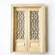 thumbnail image 1 of Muebles en miniatura para casa de muñecas 1:12, puertas de madera sin pintar para escena DIY, muebles para el hogar, manualidades (2 paneles horizontales), 1 of 5