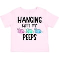 thumbnail image 3 of Inktastic Easter Hanging with My Peeps Pastel Bunnies Boys or Girls Toddler T-Shirt, 3 of 5