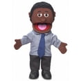 thumbnail image 1 of Títere de mano Silly Puppets Calvin 36 cm, hombre de negocios negro, 1 of 5