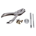 thumbnail image 4 of 600 Sets Leather Rivets Double Cap Rivet Tubular Metal Studs with Punch Pliers Fixing Set Tools, 4 of 7