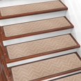 thumbnail image 1 of Alfombra antideslizante Stair Treads DK177, paquete de 15 unidades, 20 x 76 cm, color beige, 1 of 8