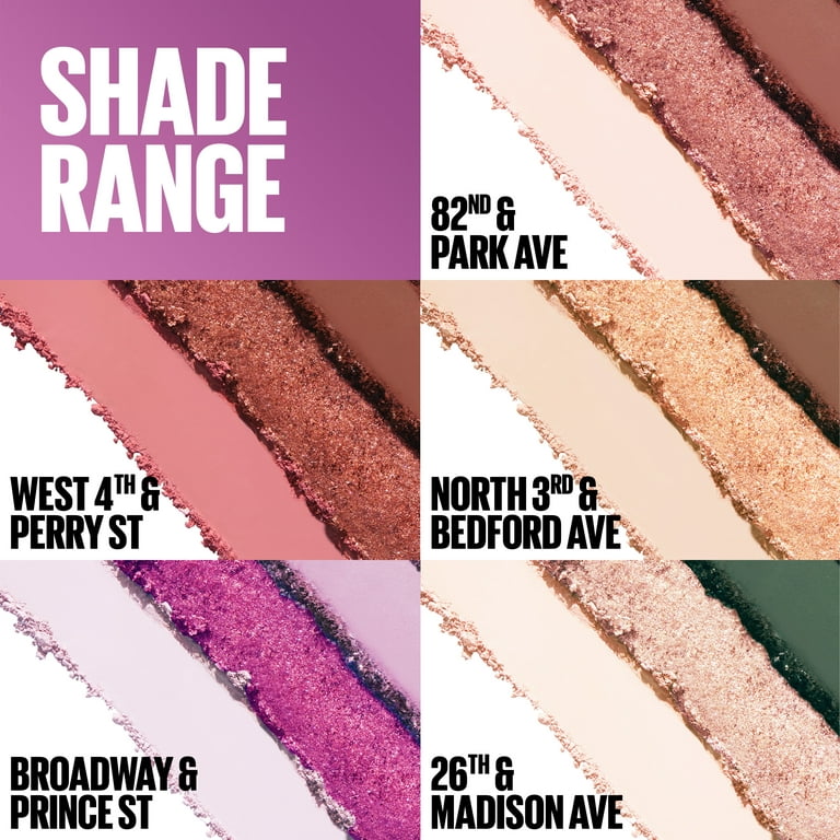 Maybelline Shadow Blocks Eyeshadow Palette, 26th and Madison Ave