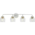 thumbnail image 3 of Quillan Collection Four-Light White Plaster Transitional Bath & Vanity Light, 3 of 13