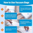 thumbnail image 4 of Bolsas de Vac&iacute;o de 13 Piezas con 1 Bomba Electrica,reutilizables bolsas de compresi&oacute;n de ahorro de espacio,Bolsas de almacenamiento de compresi&oacute;n al vac&iacute;o,p, 4 of 8
