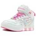 thumbnail image 4 of Tenis Luces Led Bubble Gummers Estrella Niña Blanco 15-21 blanco 17, 4 of 7