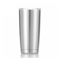 thumbnail image 1 of Cateissary Botella de agua con aislamiento de acero inoxidable, taza para beber en frío, portátil, para clima cálido, antideslizante, para Utensilios de cocina Plata, 30 onzas 7.5x7.5x12.5 cm, 1 of 6
