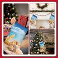 thumbnail image 7 of Sikiie Beach Starfish Shell Christmas Stockings,18 Inches Christmas Stockings Xmas Hanging Stockings for Family Christmas Decorations & Gifts, 7 of 7