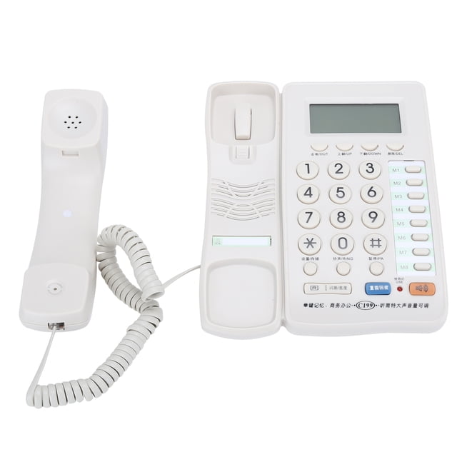 Landline Phone Wired Telephone Corded Phone Fixed Landline Phone Home Landline Phone Wired Telephone Desk Corded Phone For Home Office Hotel Restaurant