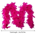 thumbnail image 2 of Uanit Stage Performance Decoration Feather Boa Accessories Quality White Flapper Hen Night Dance Party Show Costume Chandelier Dress Material Ribbon Cloth Belt Display Activity Diy Material, 2 of 4