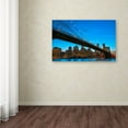 thumbnail image 4 of Trademark Fine Art Landscape Canvas Art ' Brooklyn Bridge 1 ' by CATeyes, 4 of 4