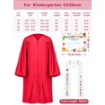 thumbnail image 2 of Set de gorra y bata de graduación QZYL 2025 para niños, color rojo, 2 of 8