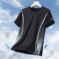 thumbnail image 6 of Men's Ultra-Soft Viscose Bamboo Cotton Cooling T-Shirt, Crew Neck Short Sleeve Casual Lounge Dressy Undershirt Tee Big and Tall Size M-5XL Black, 6 of 6