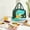 Green, variant on Insulated Lunch Box Bag - Portable Thermal Cooler for Work, Picnic, Camping, Aluminum Foil Lining