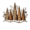 thumbnail image 2 of Christmas Metal Tree Forest Wall Decor Vintage Perforated Sculpture with Warm Lighting for Indoor Seasonal Wall Accent, 2 of 6