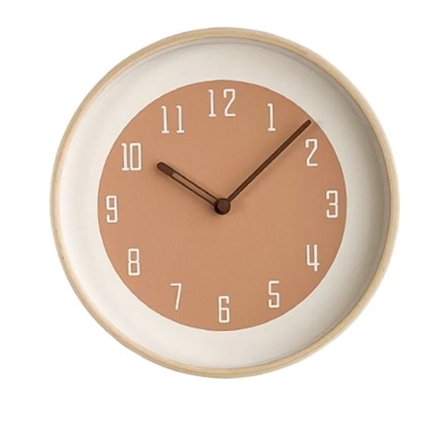 Reloj de pared moderno de estilo vintage for salón. Funcionamiento silencioso. Alimentado por pilas.