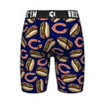 thumbnail image 3 of Men's Rock Em Socks  Navy Chicago Bears Chicago Style Hot Dogs Boxer Briefs, 3 of 4