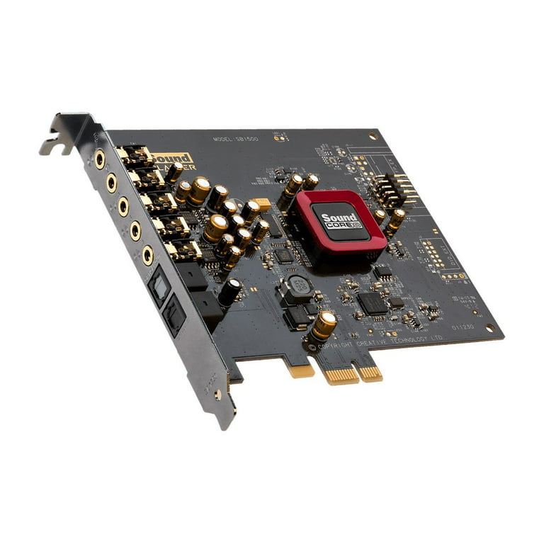 Creative Sound Blaster Z SE Internal PCI-e Gaming Sound Card and DAC,  24-bit / 192 kHz, 116 dB SNR, ASIO, 600O Headphones Amp, Mic EQ, Discrete  5.1 /